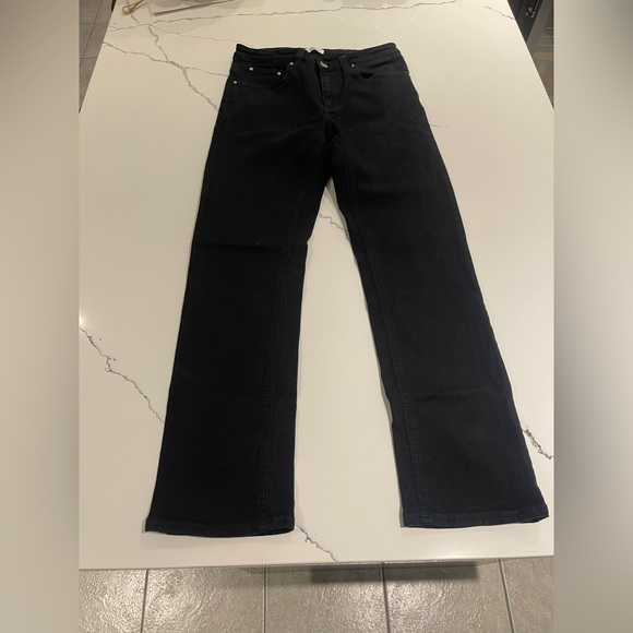 Toteme Black Straight Leg Jean size 28 quiet luxury denim - Picture 7 of 14
